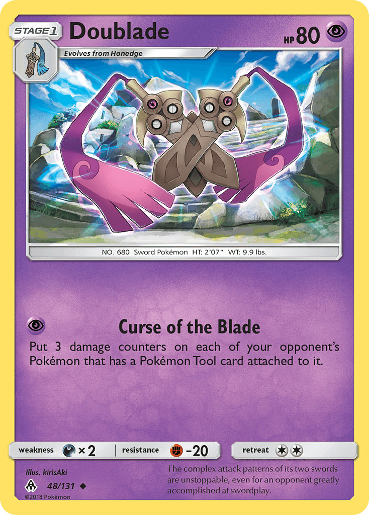 Doublade Forbidden Light card