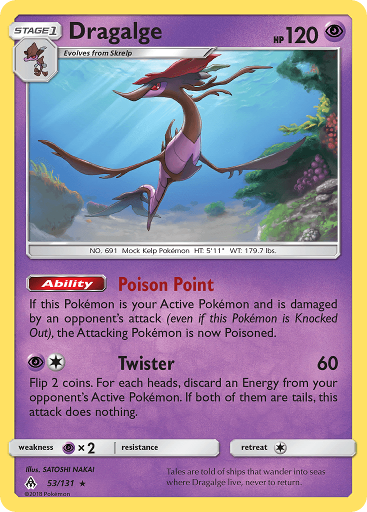 Dragalge Forbidden Light card