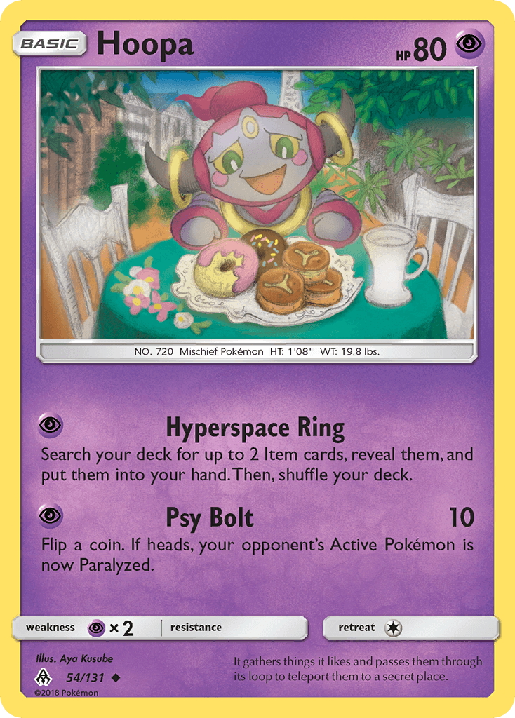Hoopa Forbidden Light card