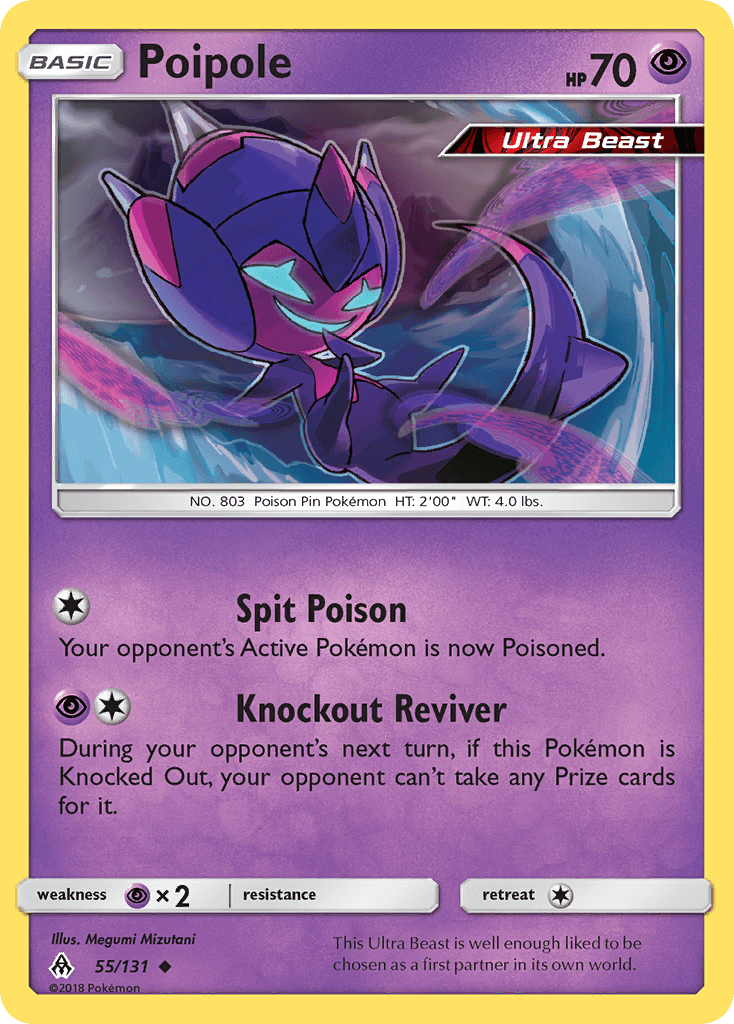 Poipole Forbidden Light card