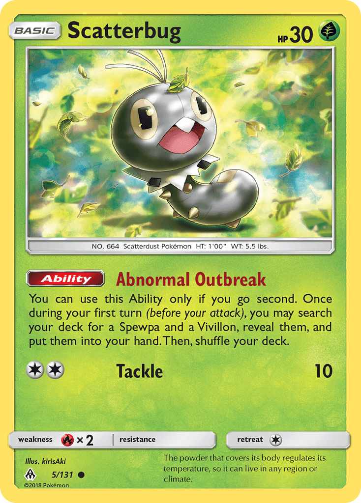 Scatterbug Forbidden Light card