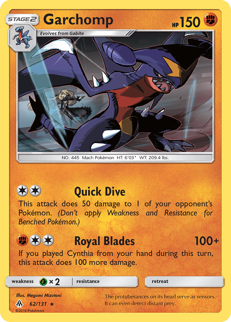 Garchomp Forbidden Light card