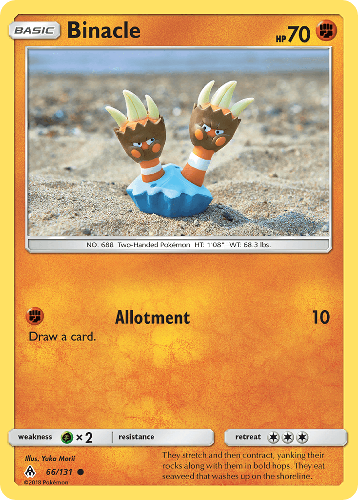 Binacle Forbidden Light card