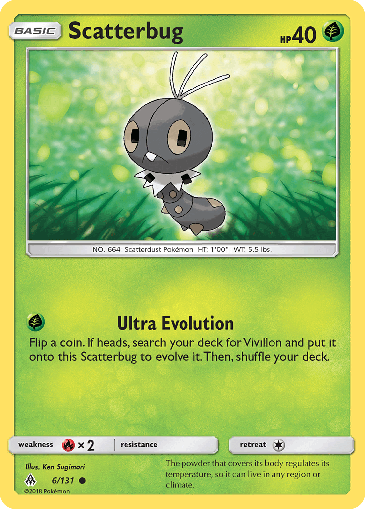 Scatterbug Forbidden Light card