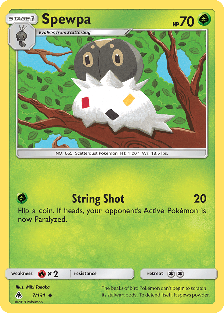 Spewpa Forbidden Light card