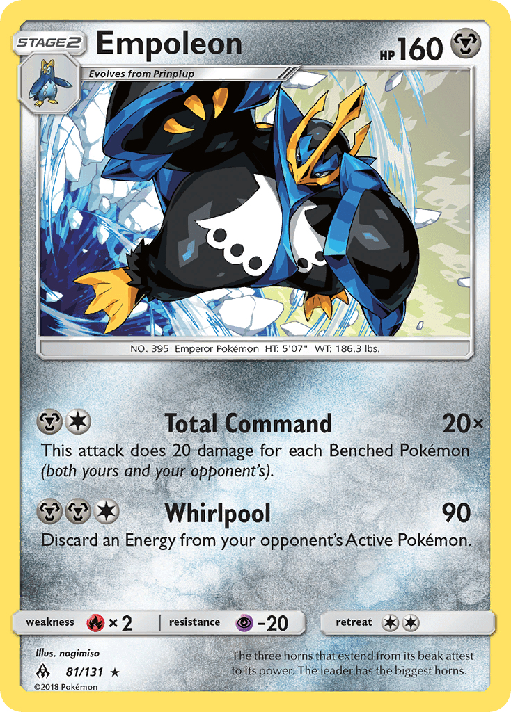 Empoleon Forbidden Light card