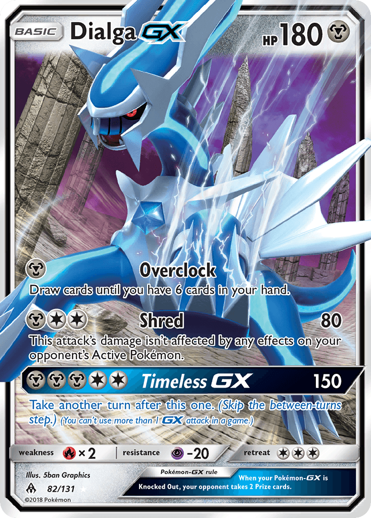 Dialga-GX Forbidden Light card