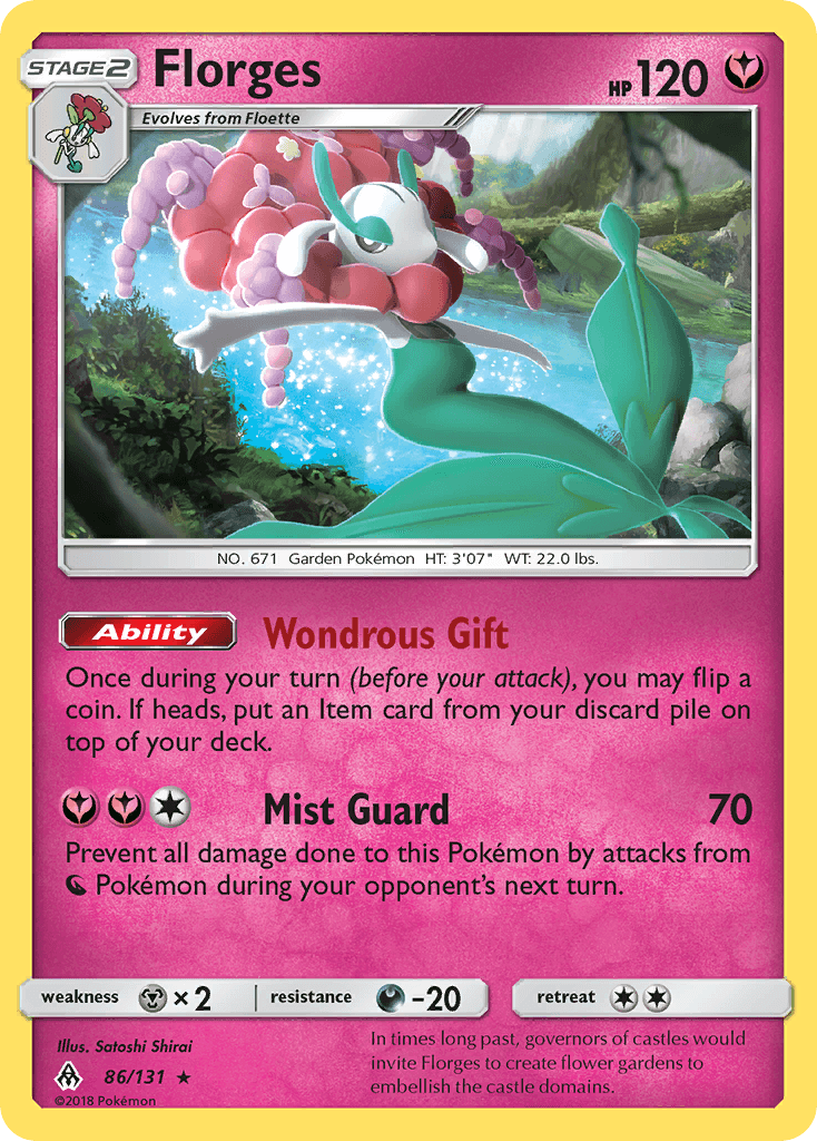 Florges Forbidden Light card