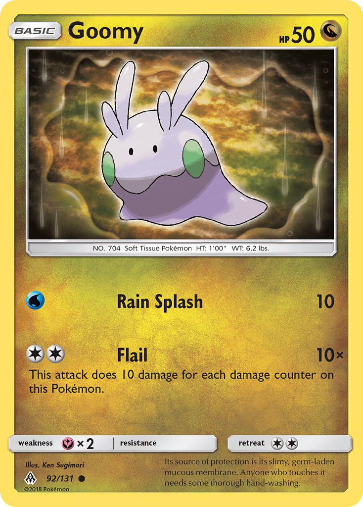 Goomy Forbidden Light card