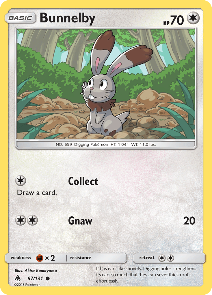 Bunnelby Forbidden Light card