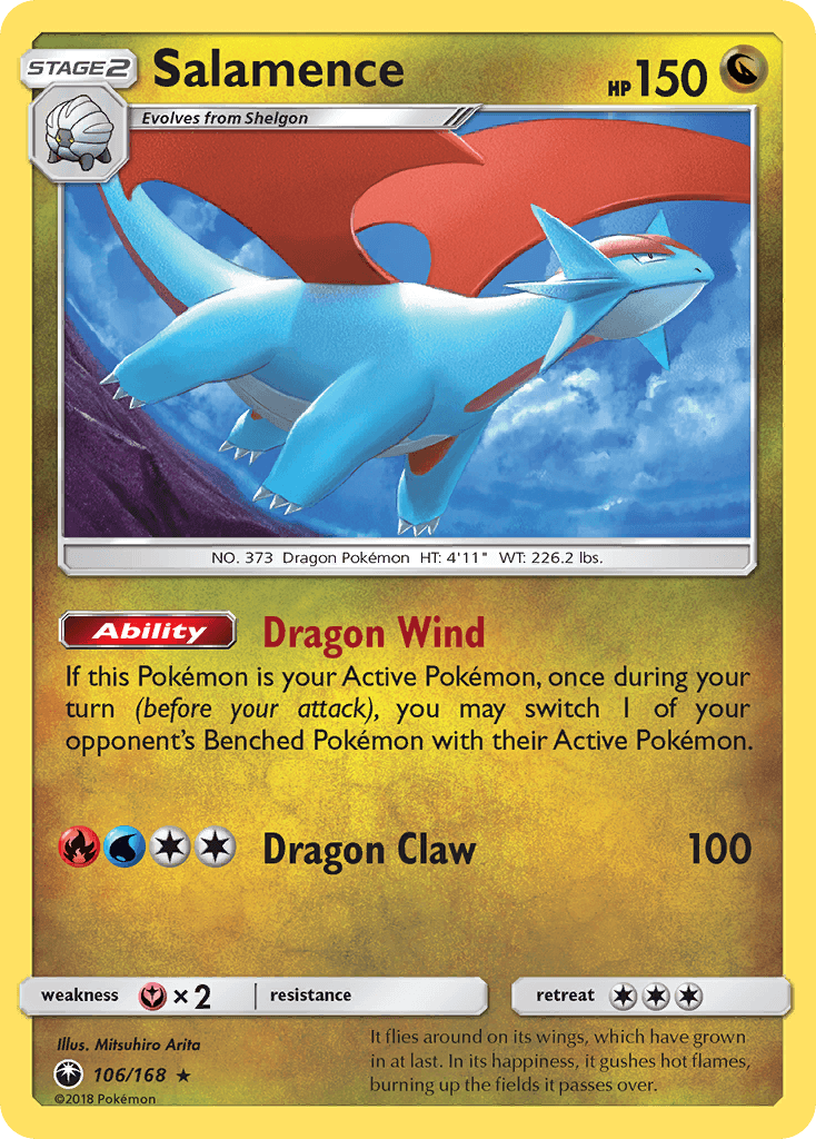 Salamence Celestial Storm card