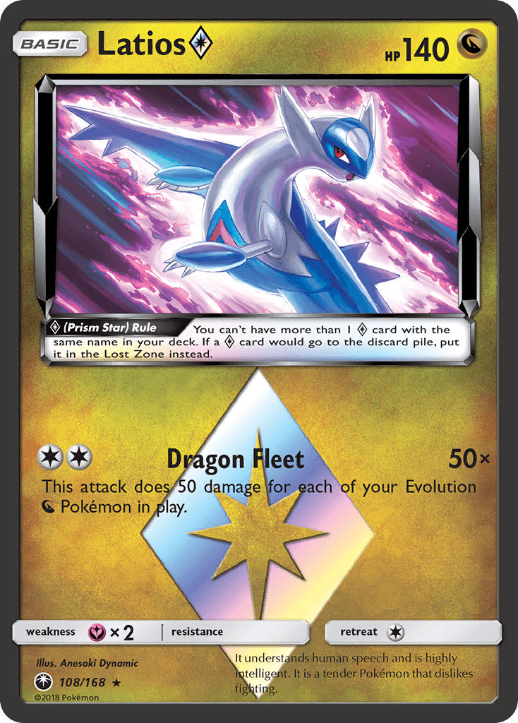Latios ◇ Celestial Storm card