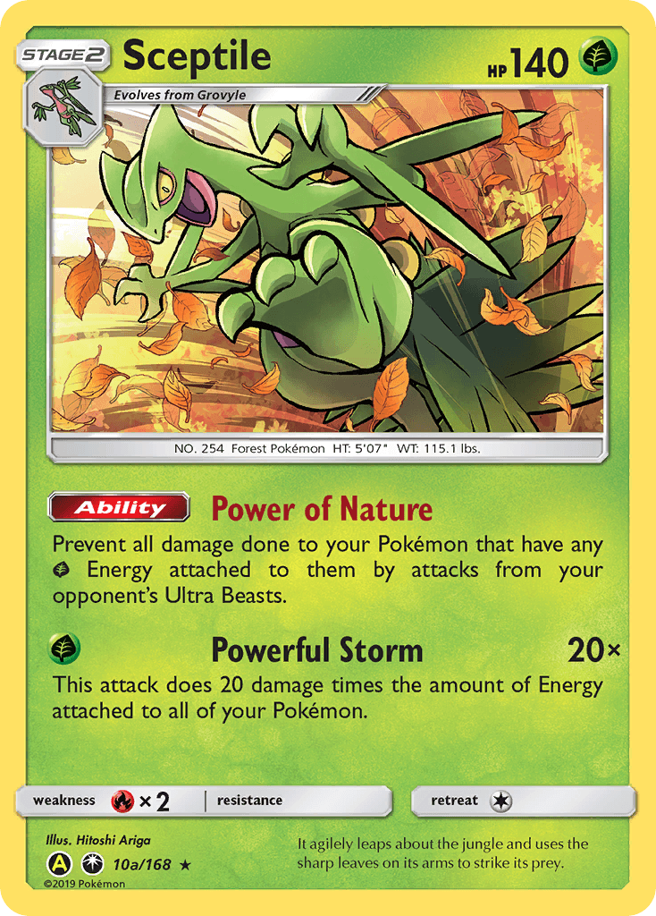 Sceptile Celestial Storm card