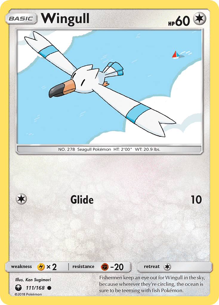 Wingull Celestial Storm card