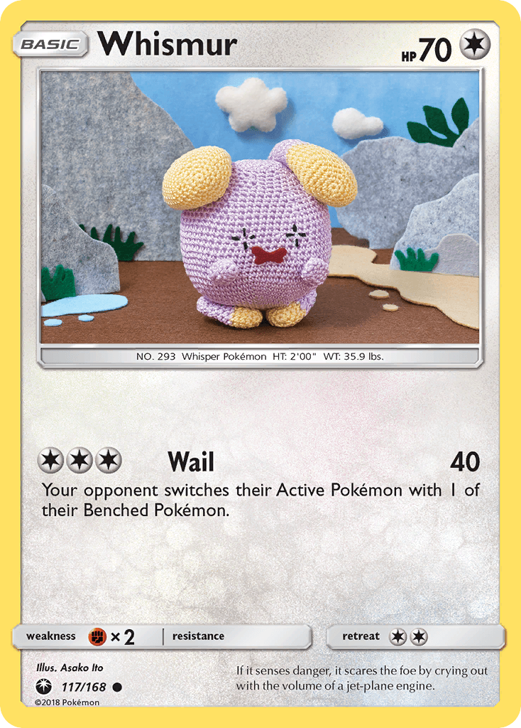 Whismur Celestial Storm card