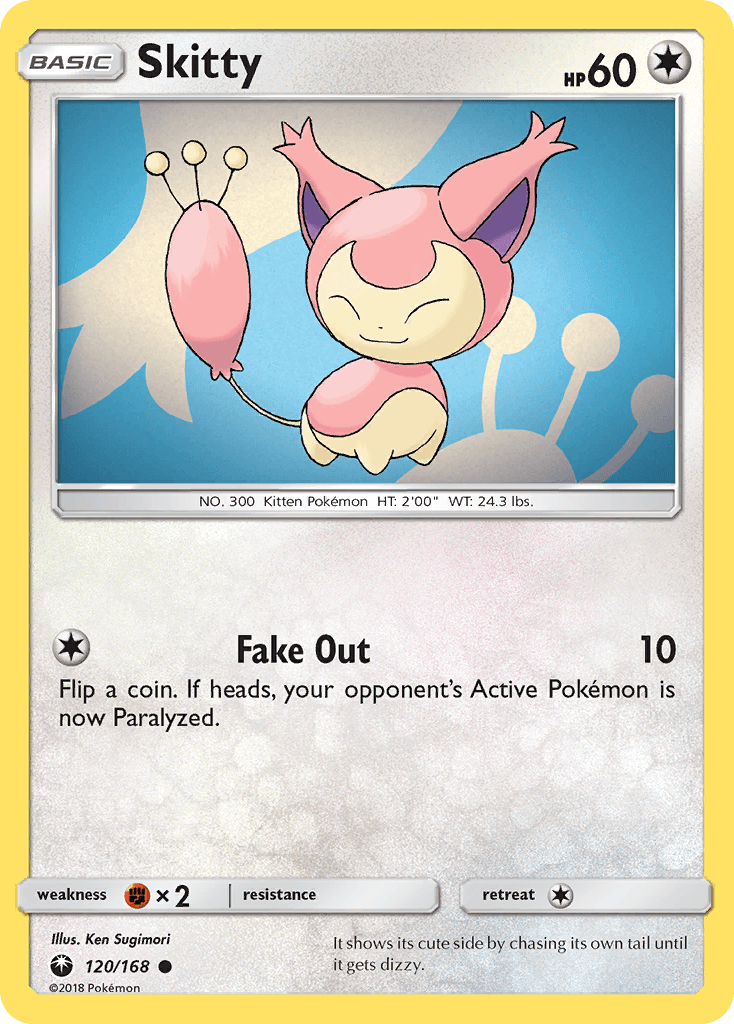 Skitty Celestial Storm card