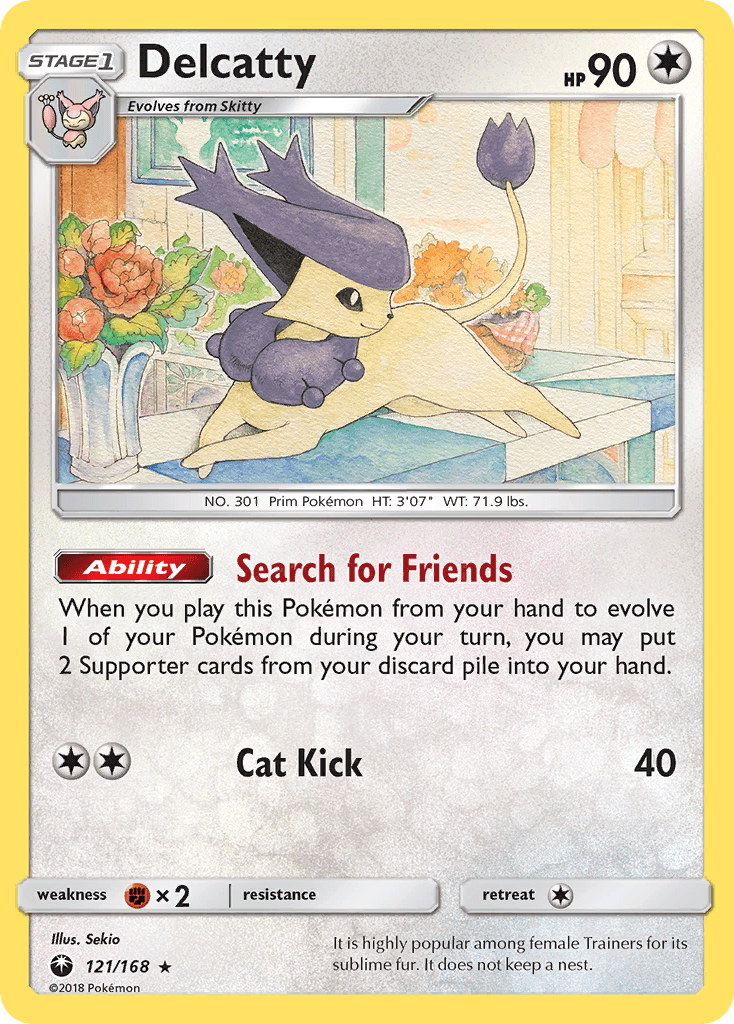 Delcatty 宝可梦 card