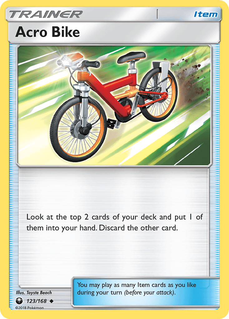 Acro Bike Celestial Storm card