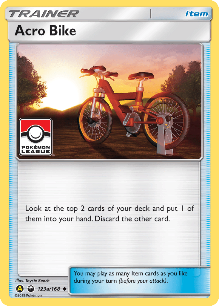 Acro Bike Celestial Storm card