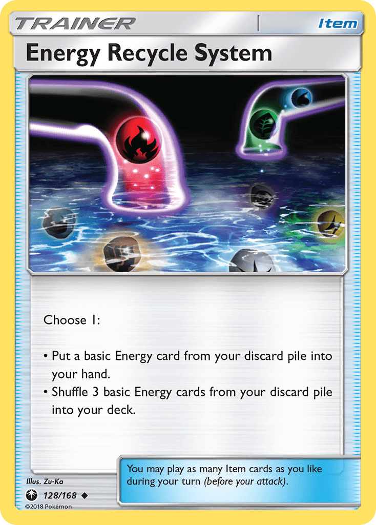 Energy Recycle System Celestial Storm card
