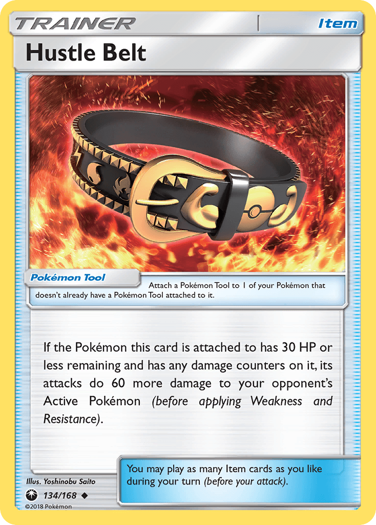 Hustle Belt Celestial Storm card