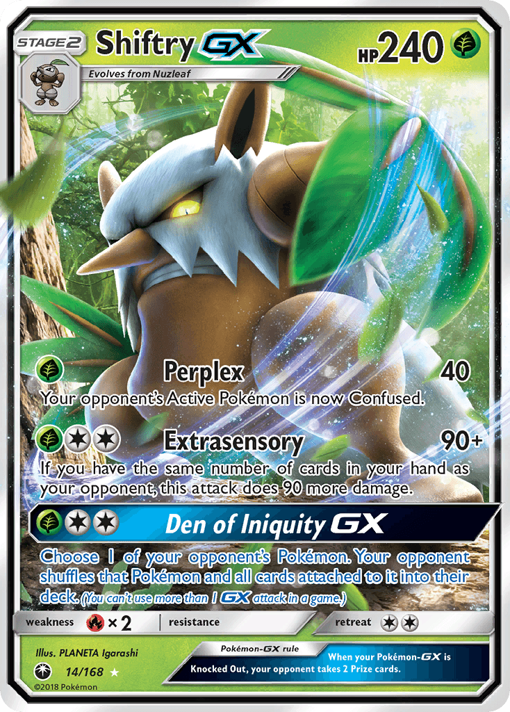 Shiftry-GX Celestial Storm card