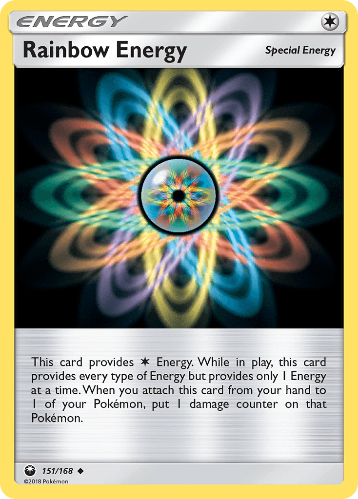 Rainbow Energy Celestial Storm card