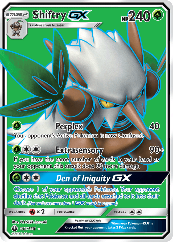 Shiftry-GX Celestial Storm card