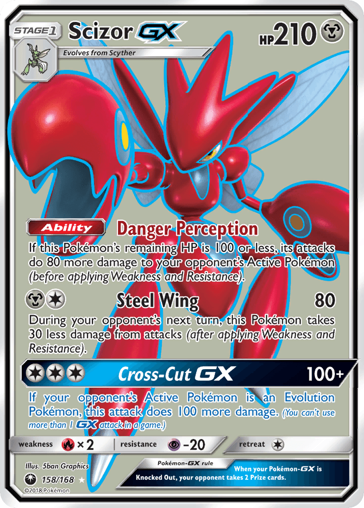 Scizor-GX Celestial Storm card
