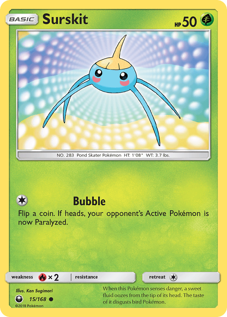 Surskit Celestial Storm card