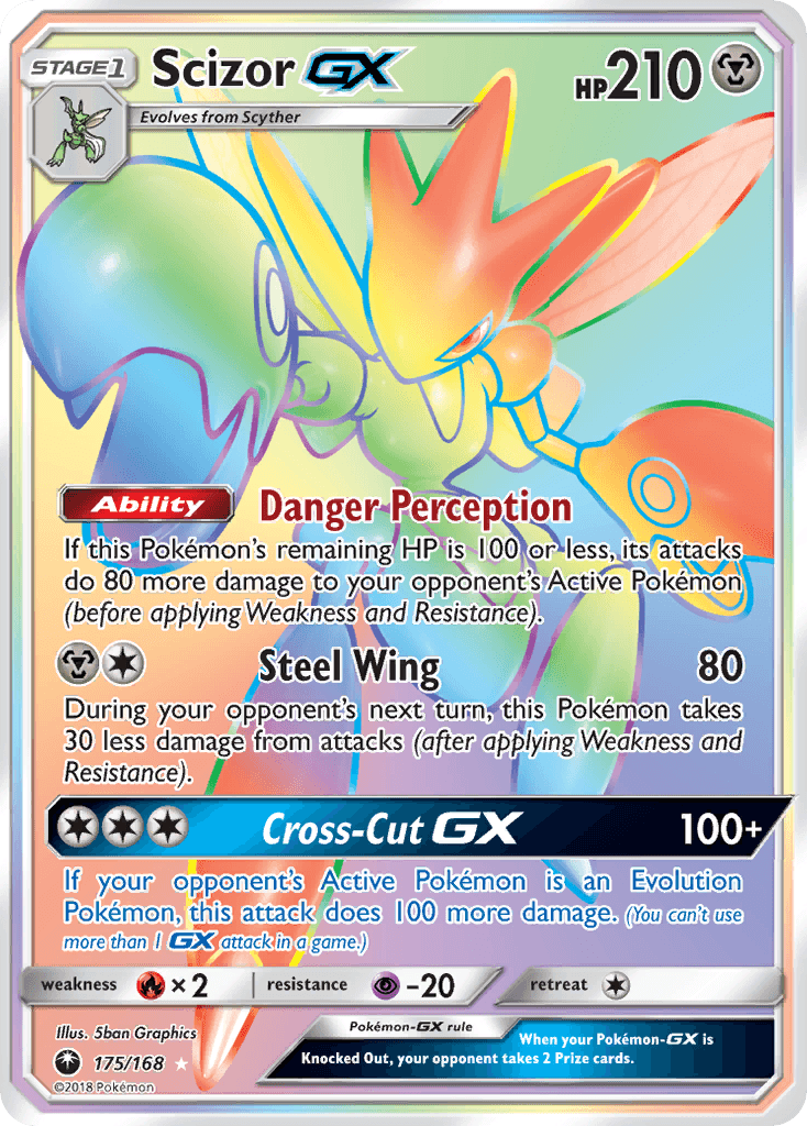Scizor-GX Celestial Storm card