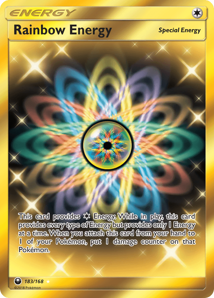 Rainbow Energy Celestial Storm card
