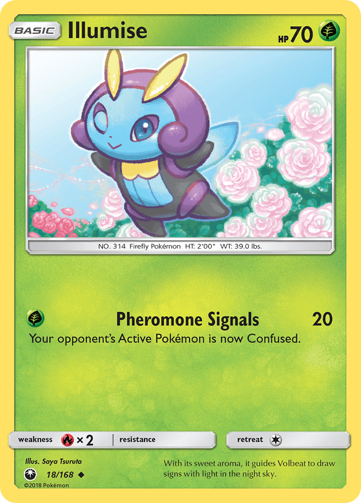 Illumise Celestial Storm card