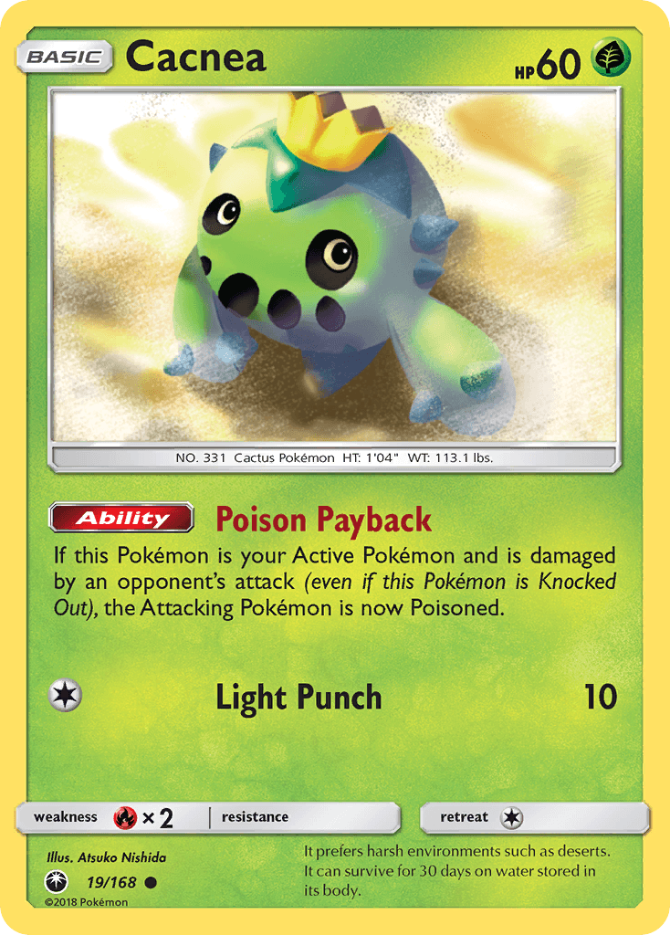 Cacnea Celestial Storm card