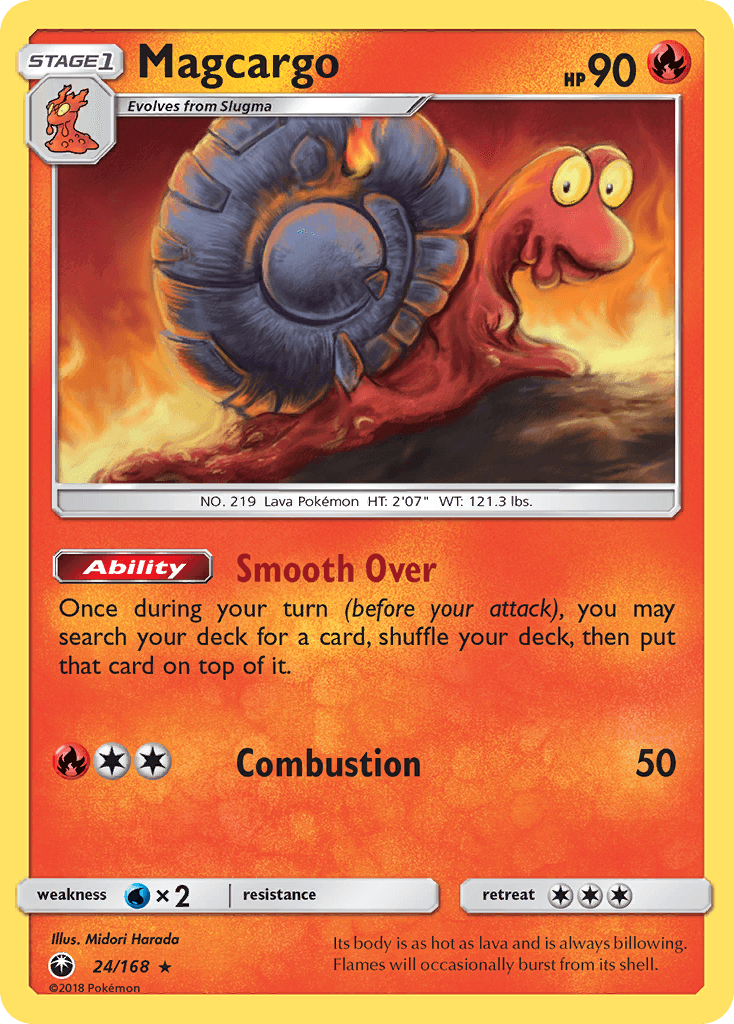 Magcargo Celestial Storm card