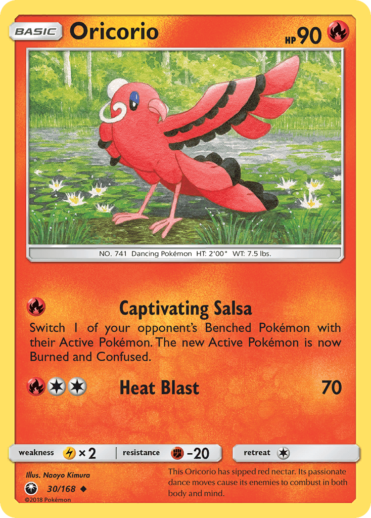 Oricorio Celestial Storm card
