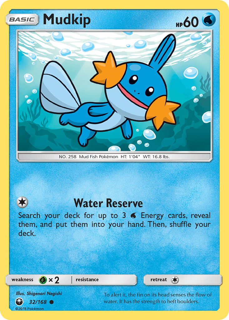 Mudkip Celestial Storm card
