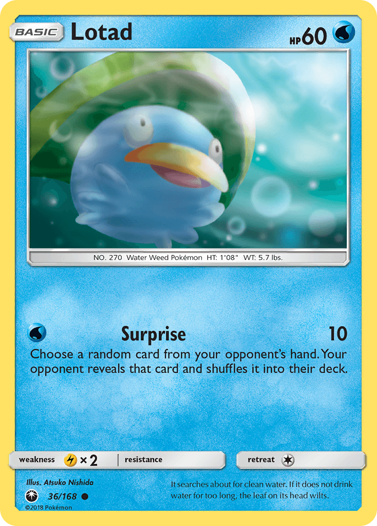 Lotad Celestial Storm card