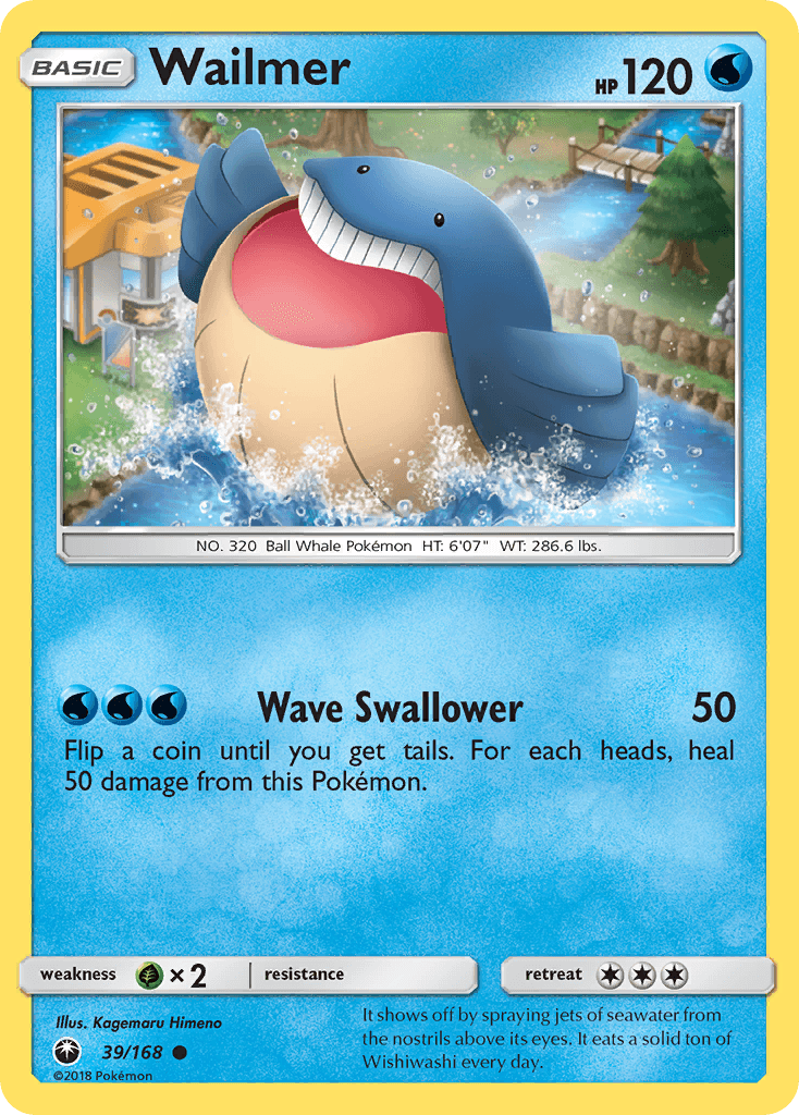 Wailmer Celestial Storm card