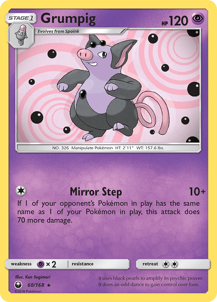 Grumpig Celestial Storm card