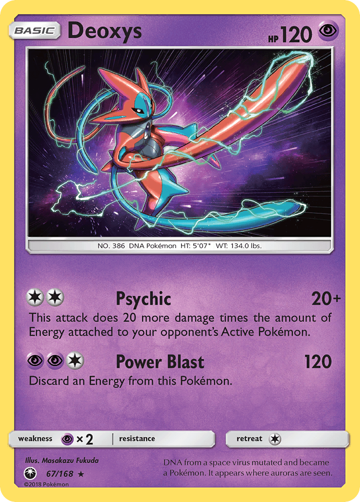 Deoxys Celestial Storm card
