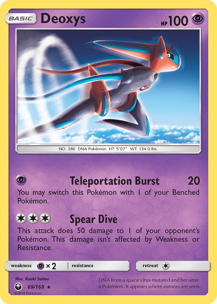 Deoxys Celestial Storm card