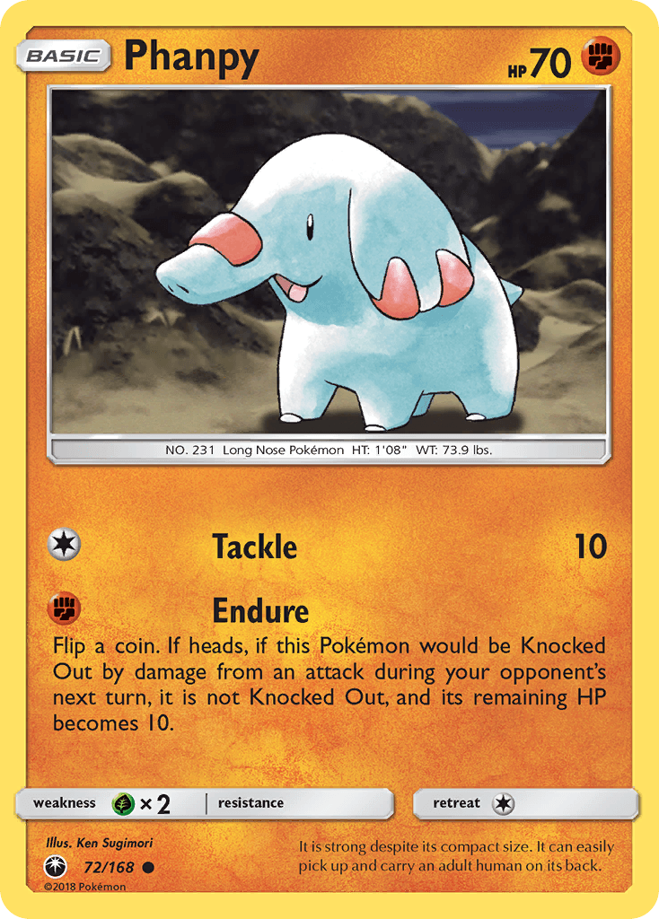 Phanpy Celestial Storm card