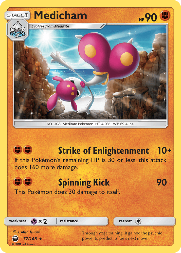 Medicham Celestial Storm card
