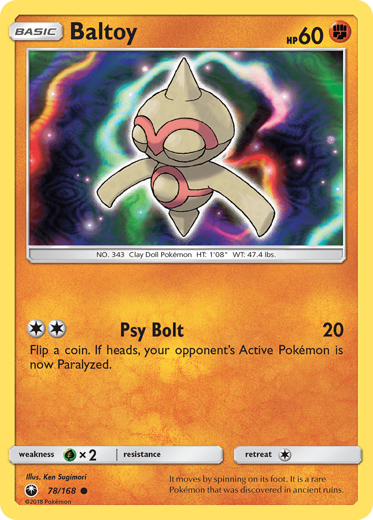 Baltoy Celestial Storm card