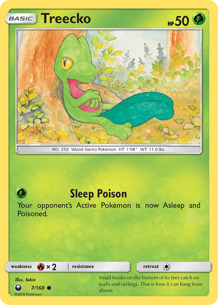 Treecko Celestial Storm card
