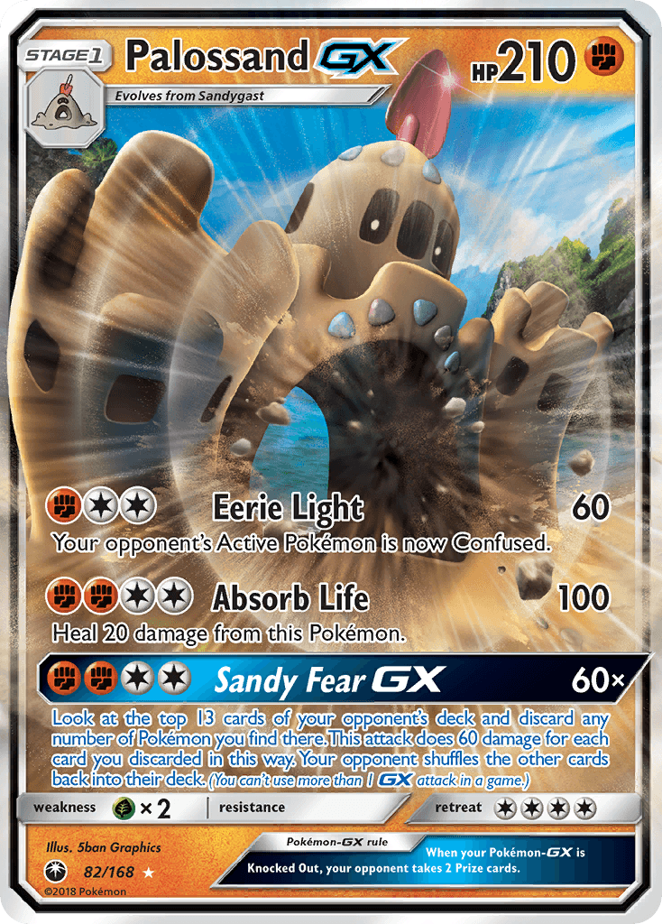 Palossand-GX Celestial Storm card