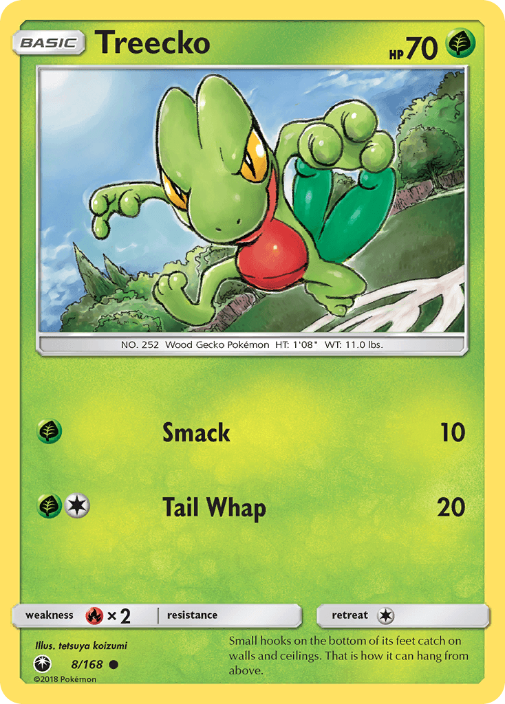 Treecko Celestial Storm card