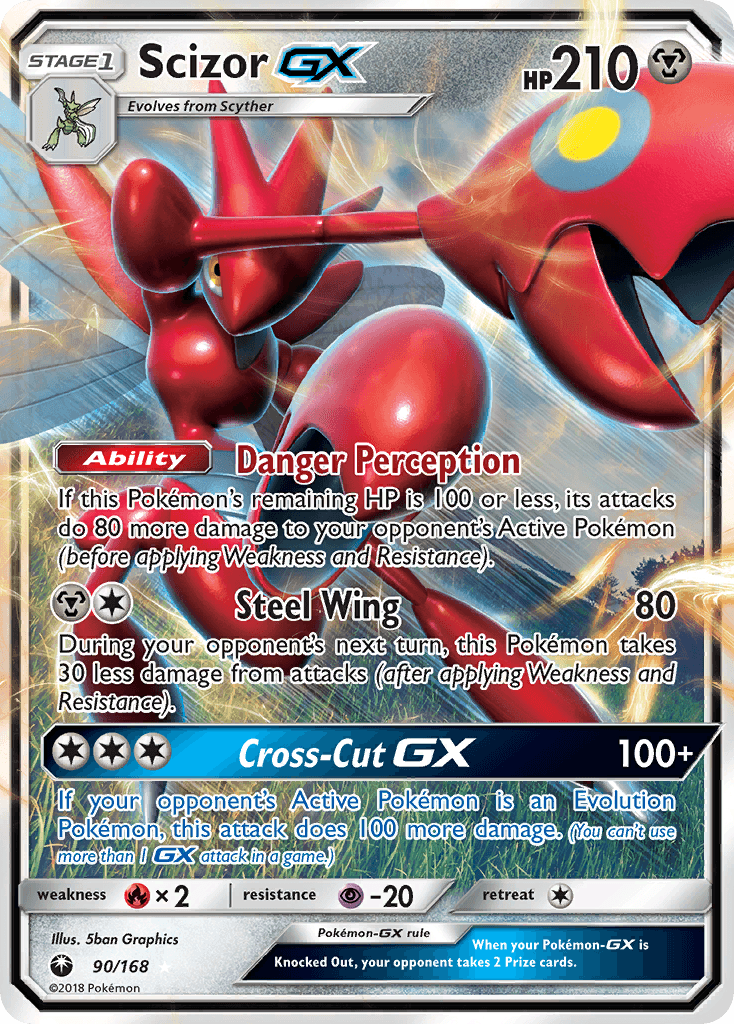 Scizor-GX Celestial Storm card