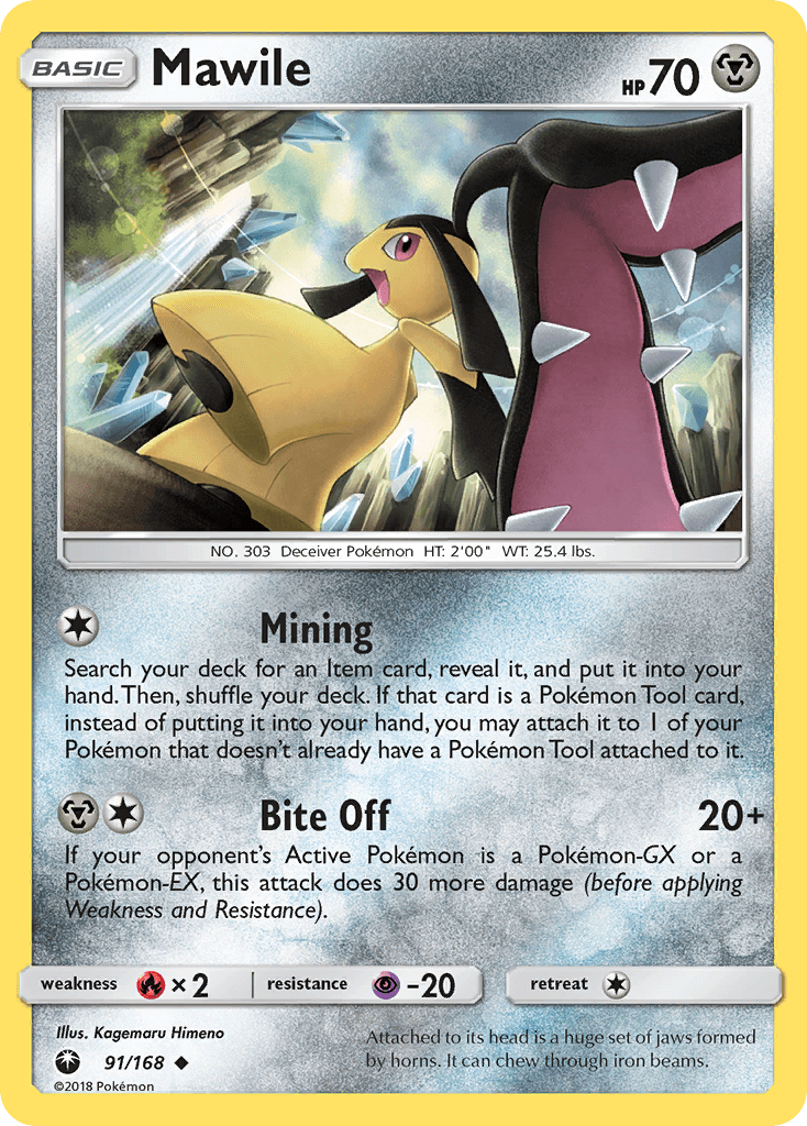 Mawile Celestial Storm card